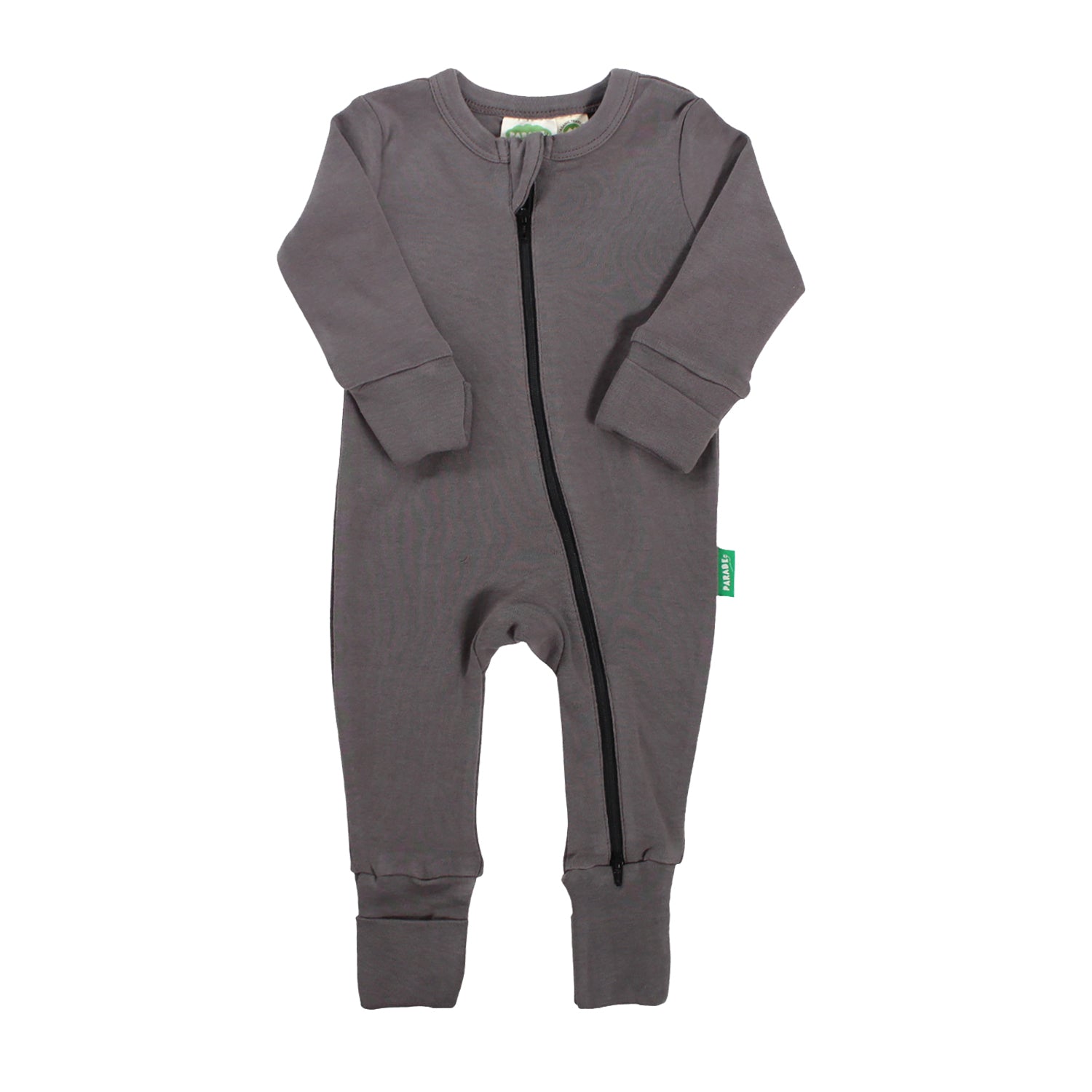 Organic Essentials '2-Way' Zip Romper - Long Sleeve