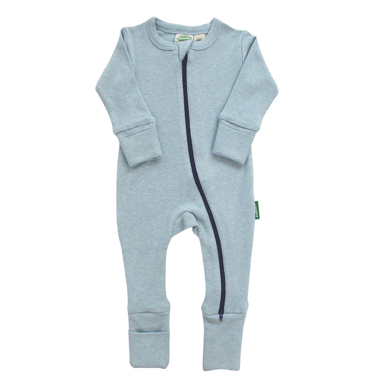 Organic Snuggle Soft Melange '2-Way' Zipper Romper - Organic Baby Clothes, Kids Clothes, & Gifts | Parade Organics