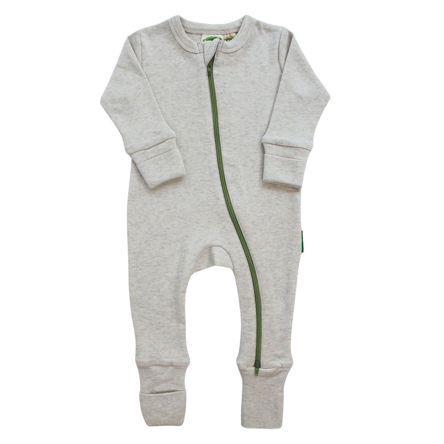 Organic Snuggle Soft Melange '2-Way' Zipper Romper - Organic Baby Clothes, Kids Clothes, & Gifts | Parade Organics