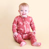 Organic Signature Print '2-Way' Zip Romper - Long Sleeve - Organic Baby Clothes, Kids Clothes, & Gifts | Parade Organics