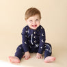 Organic Signature Print '2-Way' Zip Romper - Long Sleeve - Organic Baby Clothes, Kids Clothes, & Gifts | Parade Organics