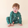 Organic Signature Print '2-Way' Zip Romper - Long Sleeve - Organic Baby Clothes, Kids Clothes, & Gifts | Parade Organics