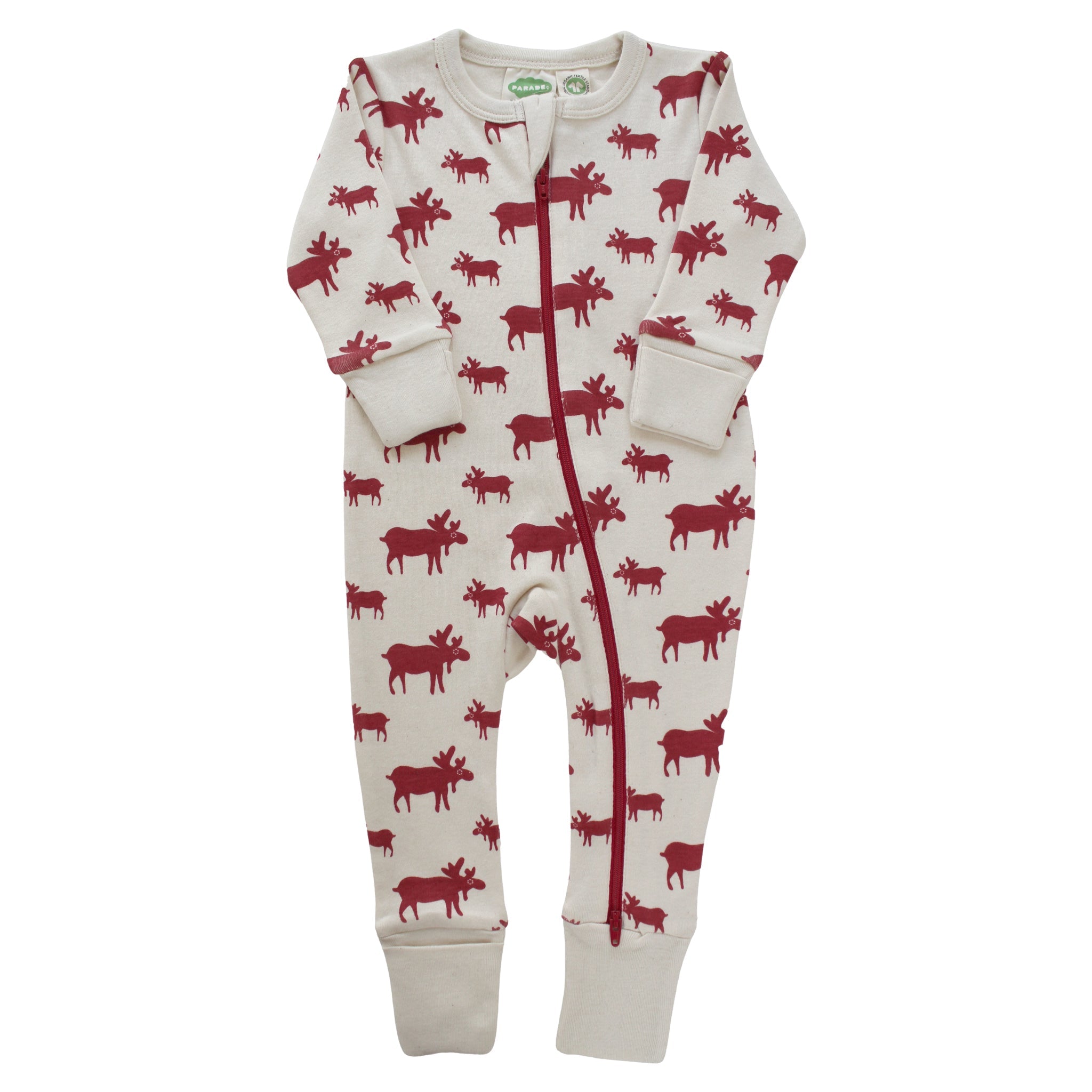 Angel Dear Moose 2-Way Zipper Romper