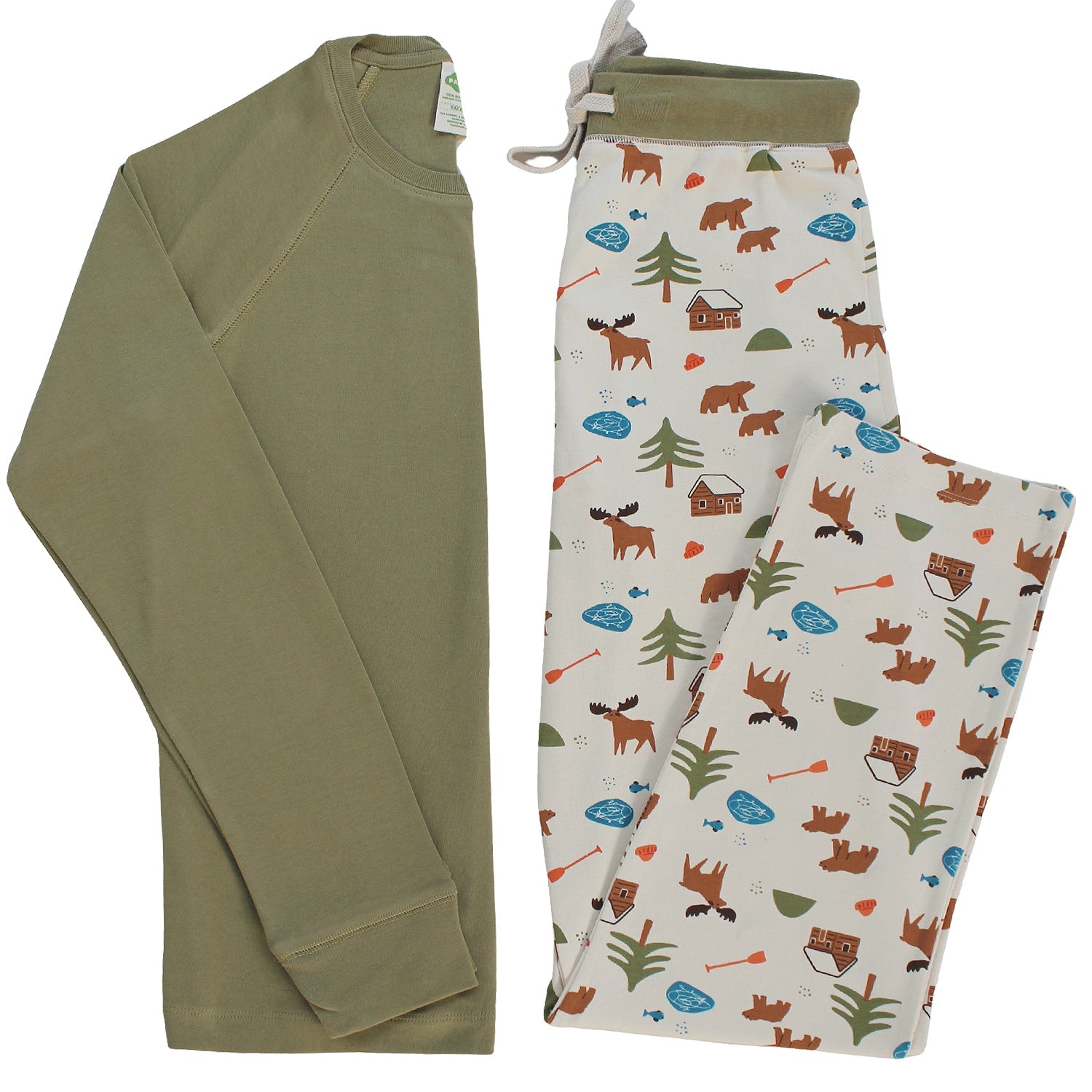 Organic Unisex/Men's Pajamas - Holiday