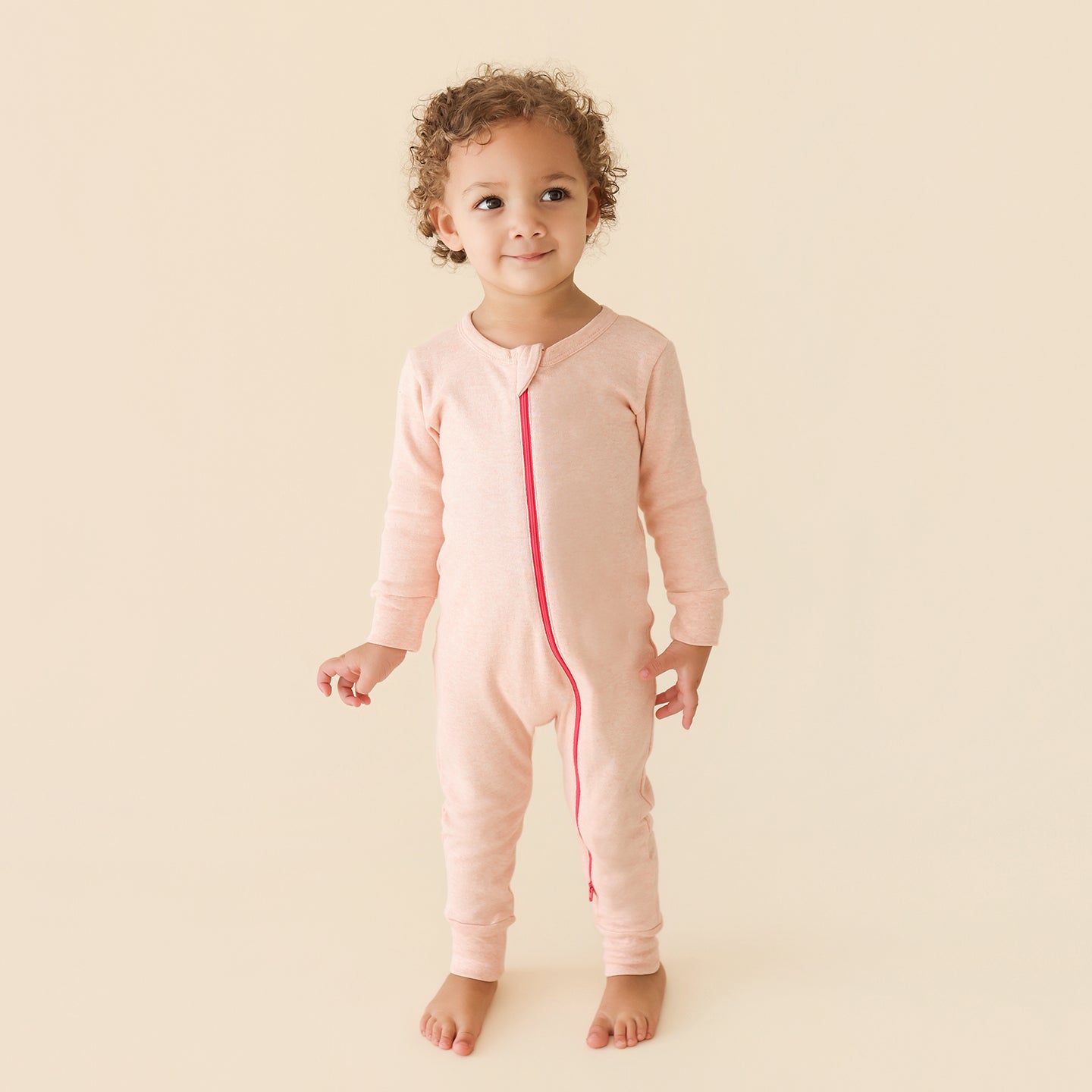 Organic Snuggle Soft Melange '2-Way' Zipper Romper – PARADE
