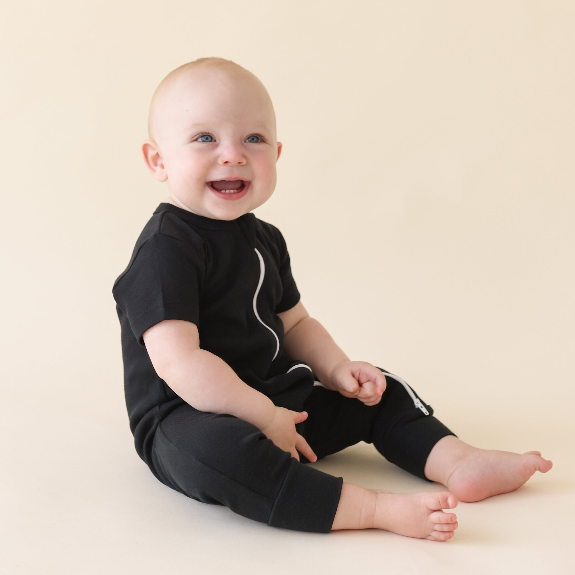 Organic Essential Basics '2-Way' Zip Romper - Short Sleeve - Organic Baby Clothes, Kids Clothes, & Gifts | Parade Organics