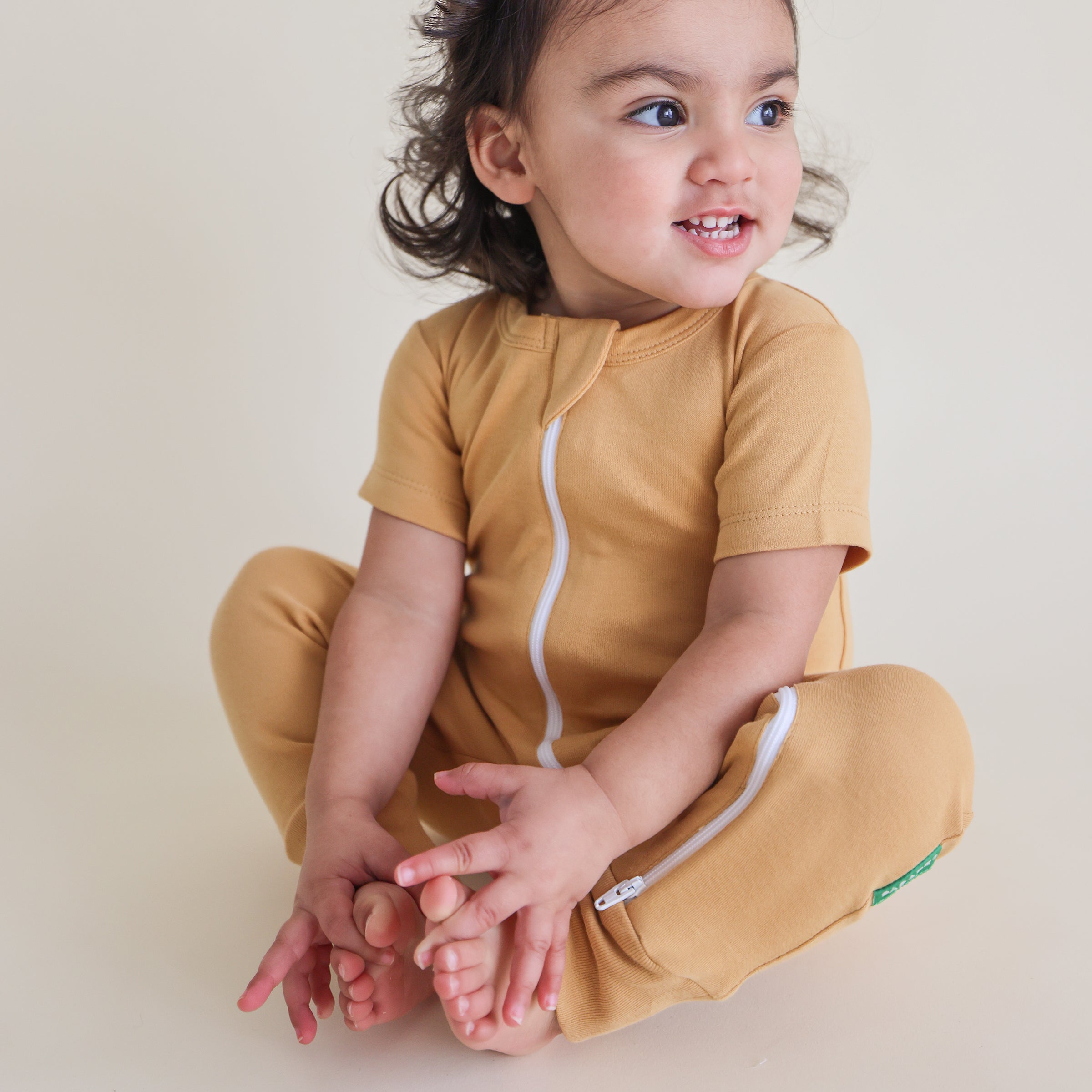 Organic Essential Basics '2-Way' Zip Romper - Short Sleeve - Organic Baby Clothes, Kids Clothes, & Gifts | Parade Organics