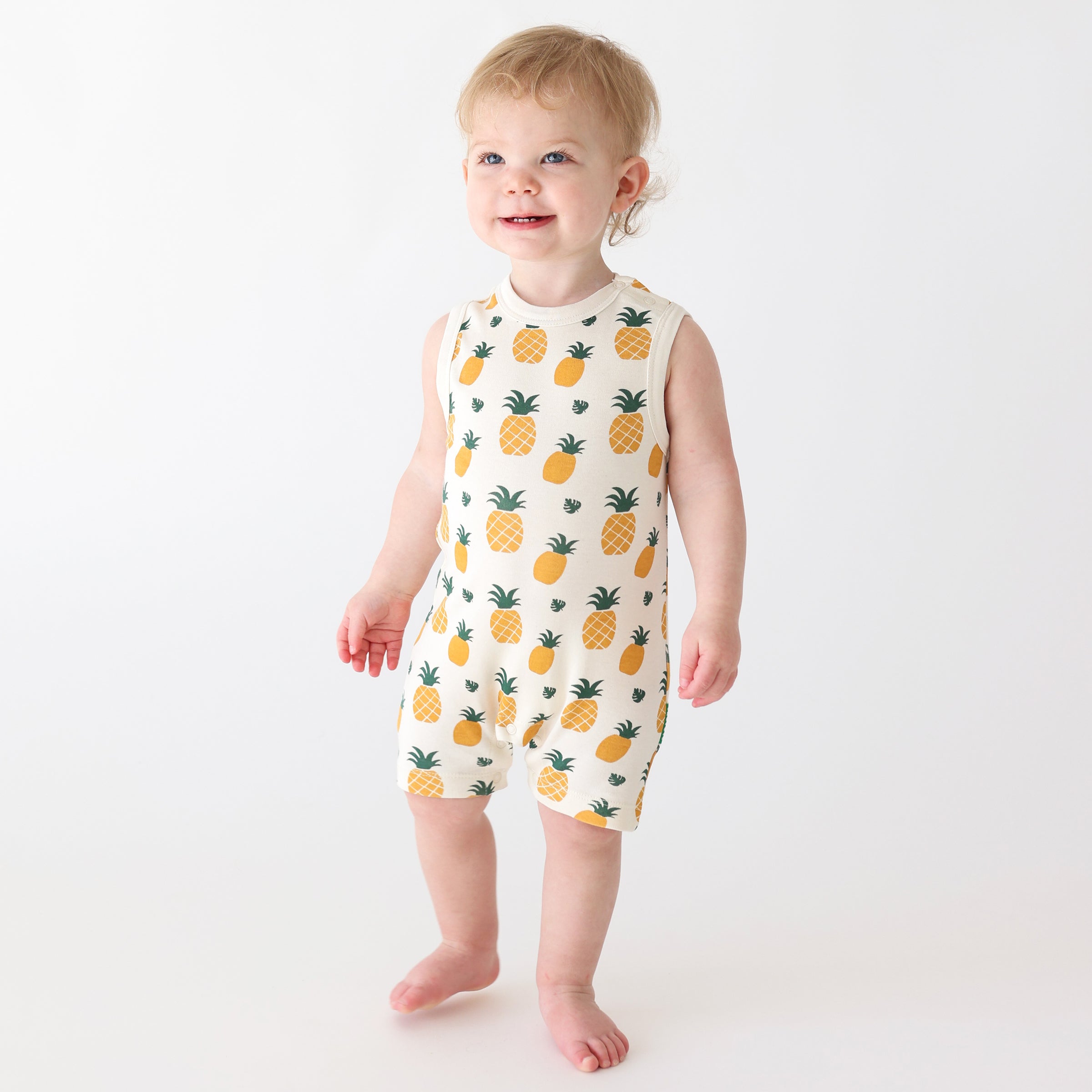 Organic Tank Rompers - Signature Prints - Organic Baby Clothes, Kids Clothes, & Gifts | Parade Organics