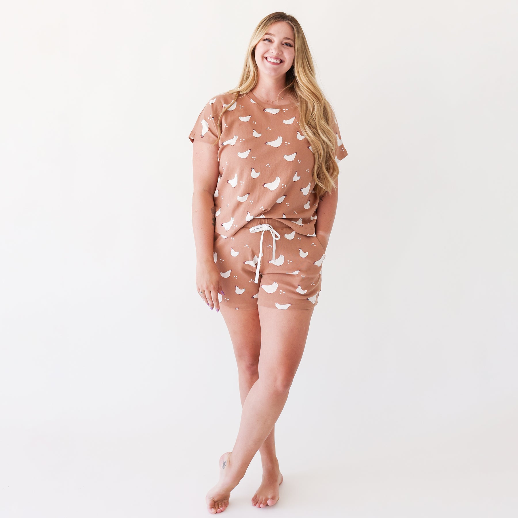 GLOBAL Women's 100% Cotton Pajama Sets | Two-Piece Soft