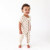 Organic Signature Print '2-Way' Zip Romper Short Sleeve - Organic Baby Clothes, Kids Clothes, & Gifts | Parade Organics