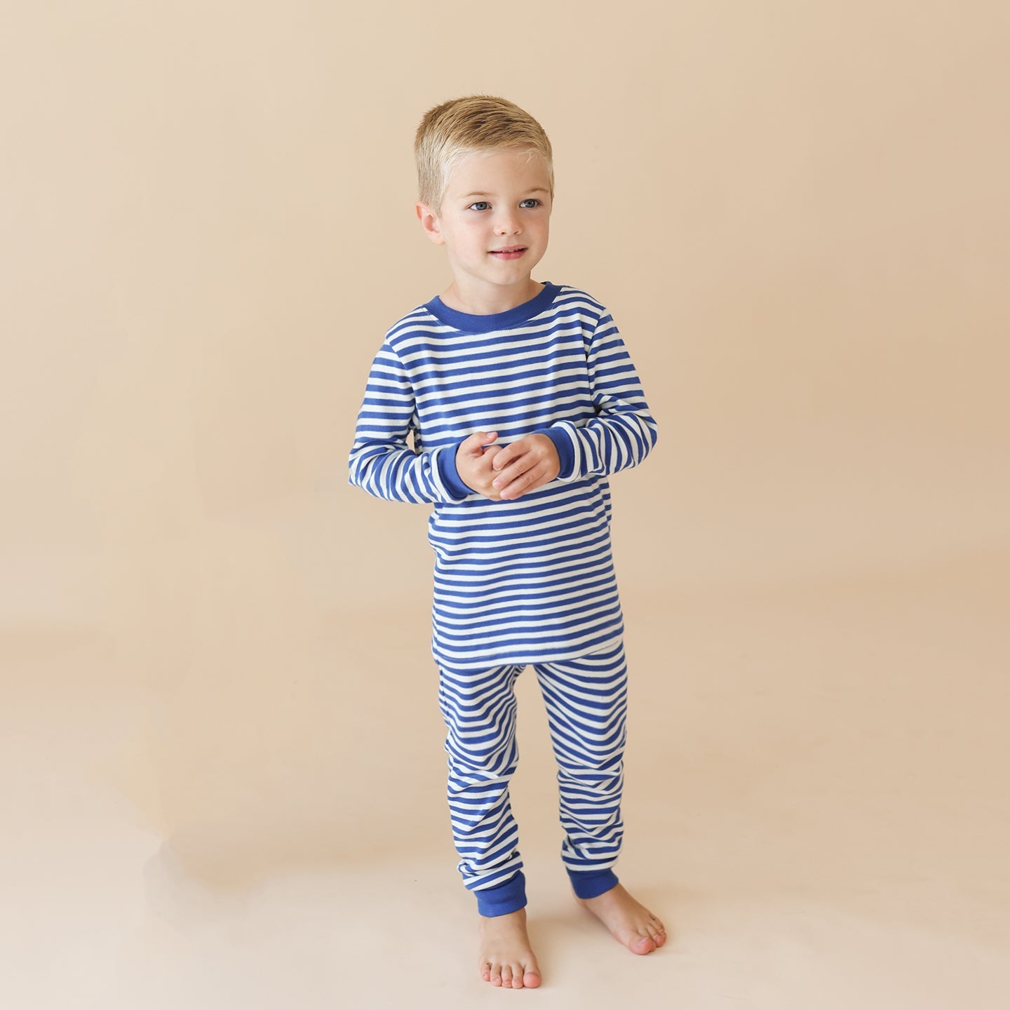 "My Jammies" Organic Striped Kids' Pajamas