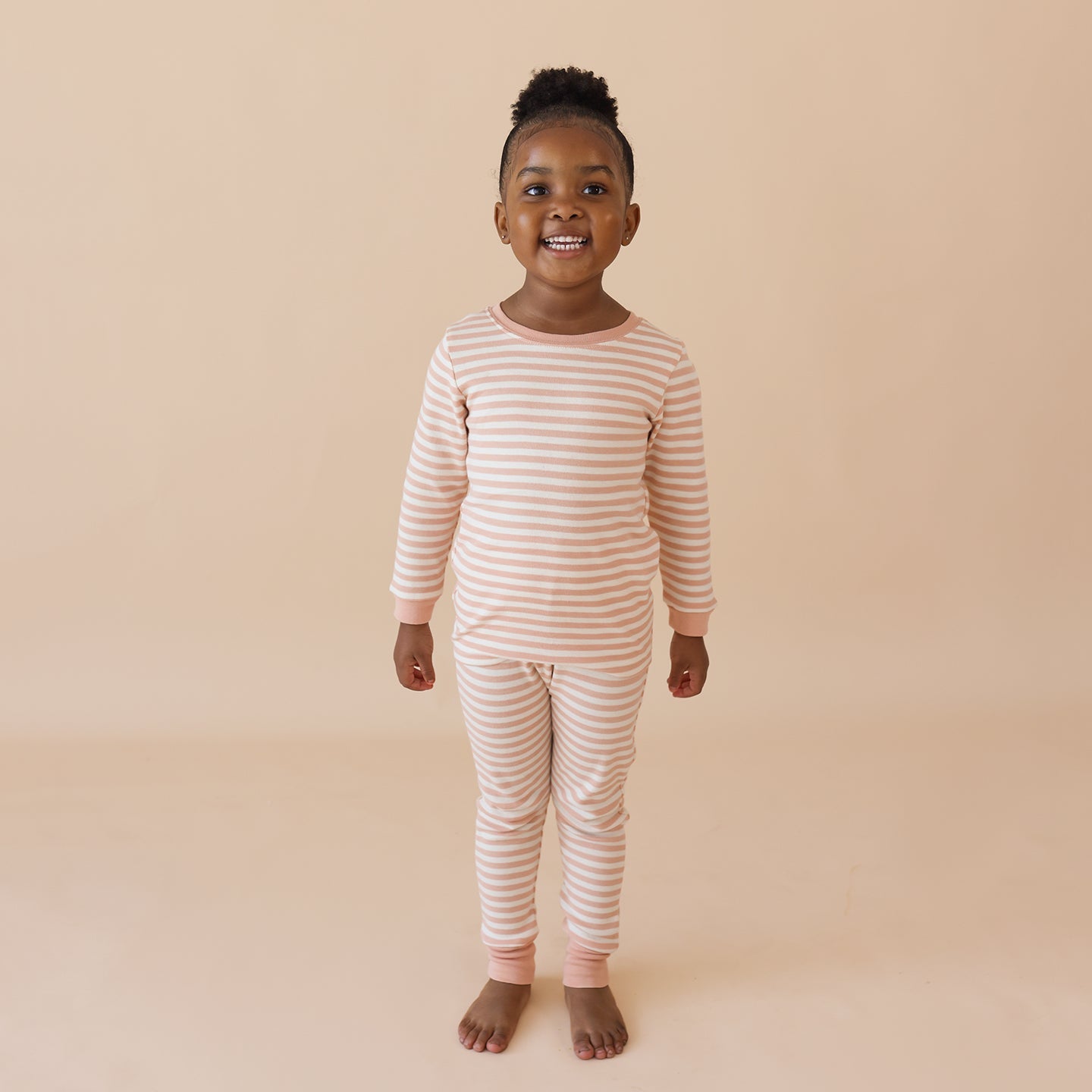 "My Jammies" Organic Striped Kids' Pajamas