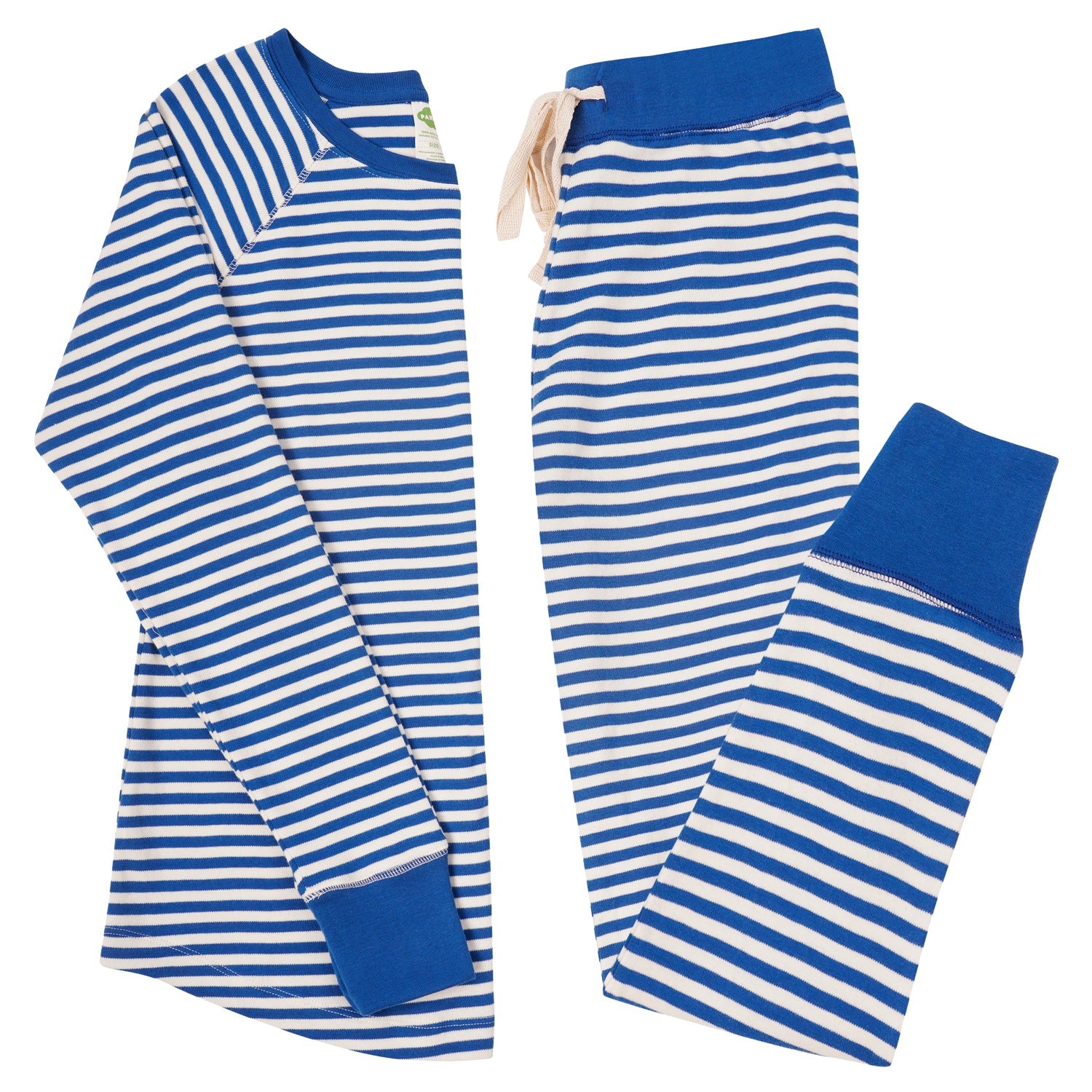 Organic Women's Striped Pajama Set