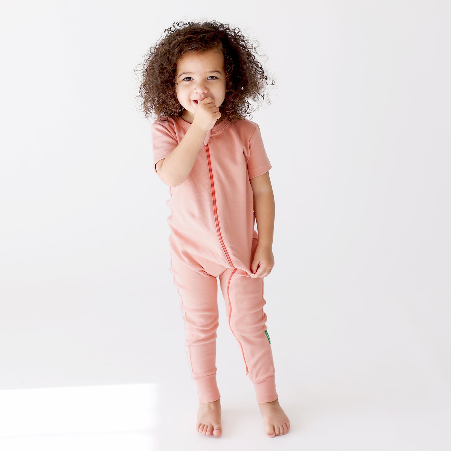 Organic Essentials '2-Way' Zip Romper - Short Sleeve – PARADE