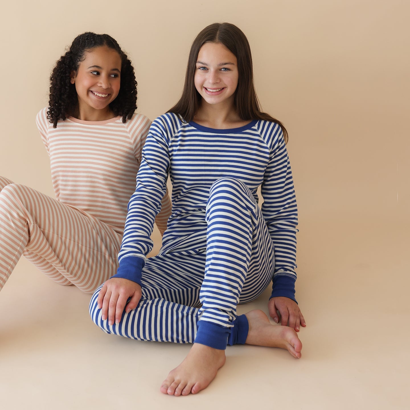 Organic Women's Striped Pajama Set