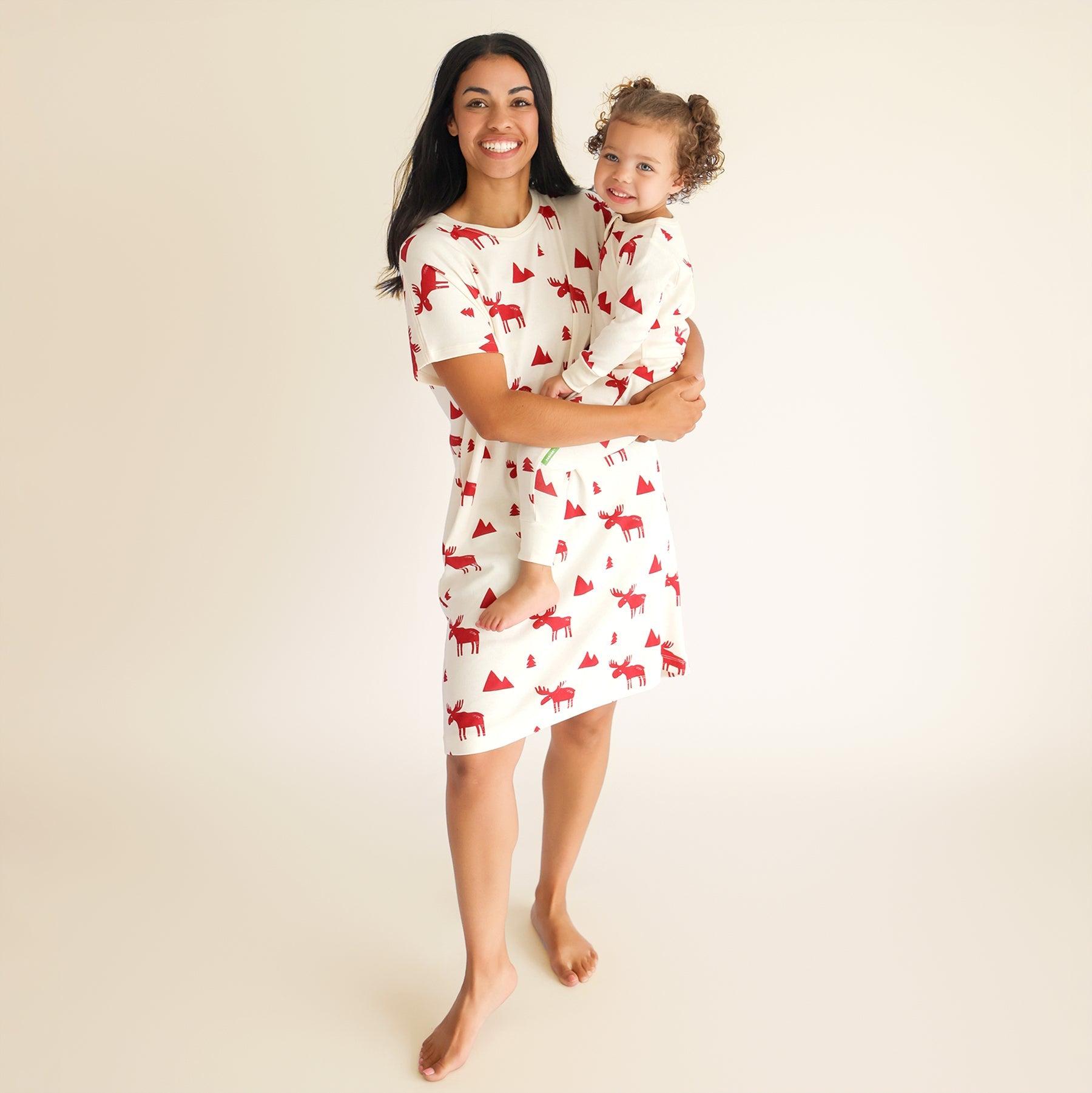 Organic Signature Print '2-Way' Zip Romper - Long Sleeve