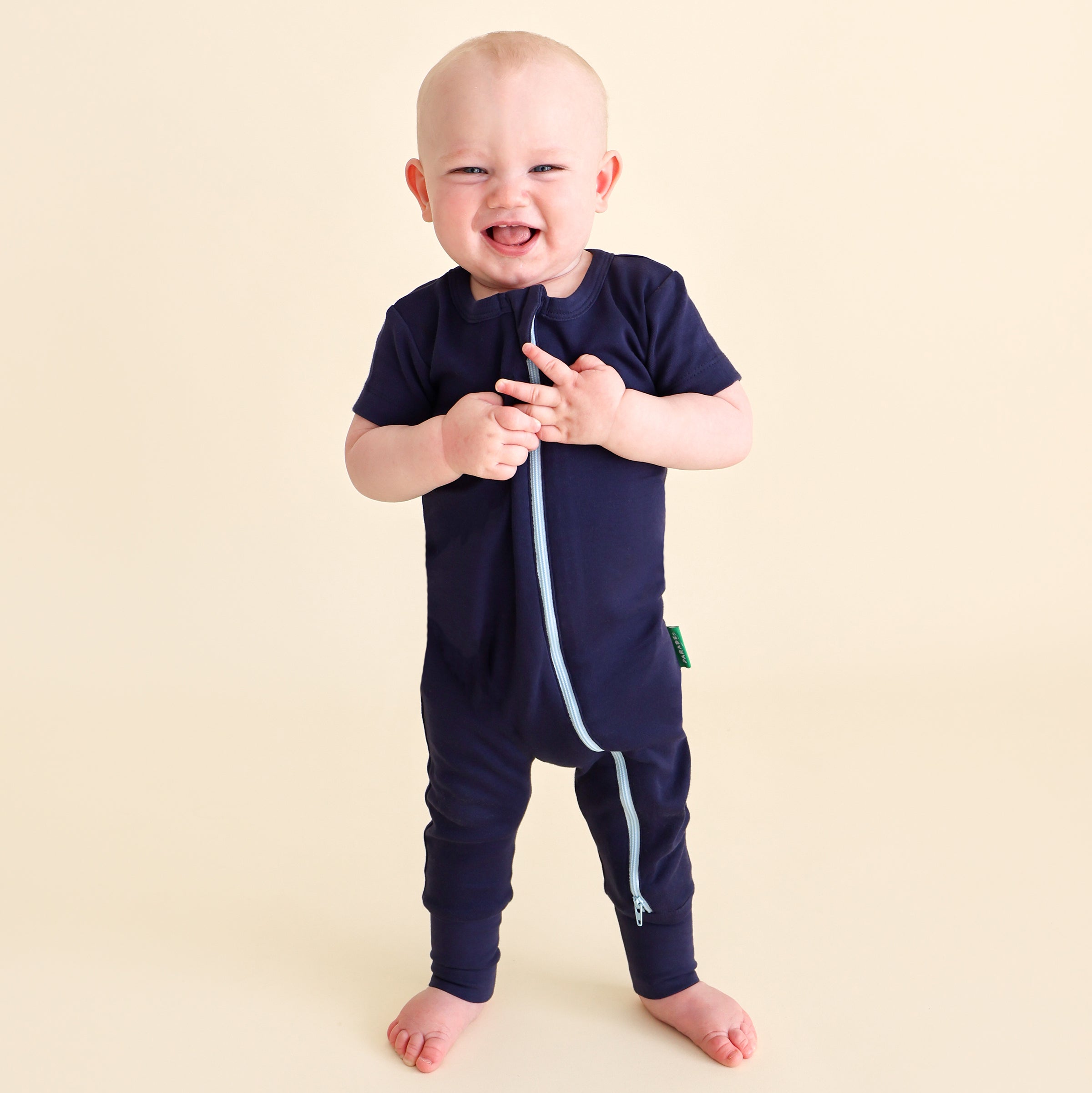 Essential Basics '2-Way' Zip Romper - Short Sleeve - Organic Baby Clothes, Kids Clothes, & Gifts | Parade Organics