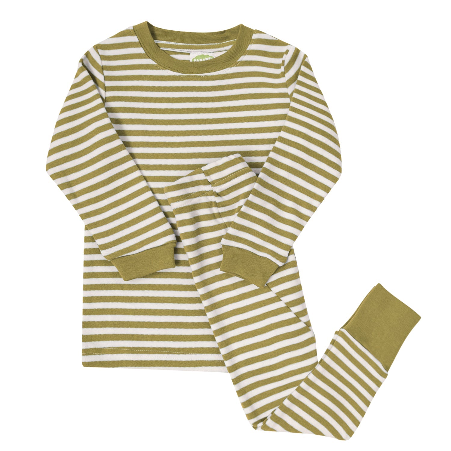 "My Jammies" Organic Striped Kids' Pajamas
