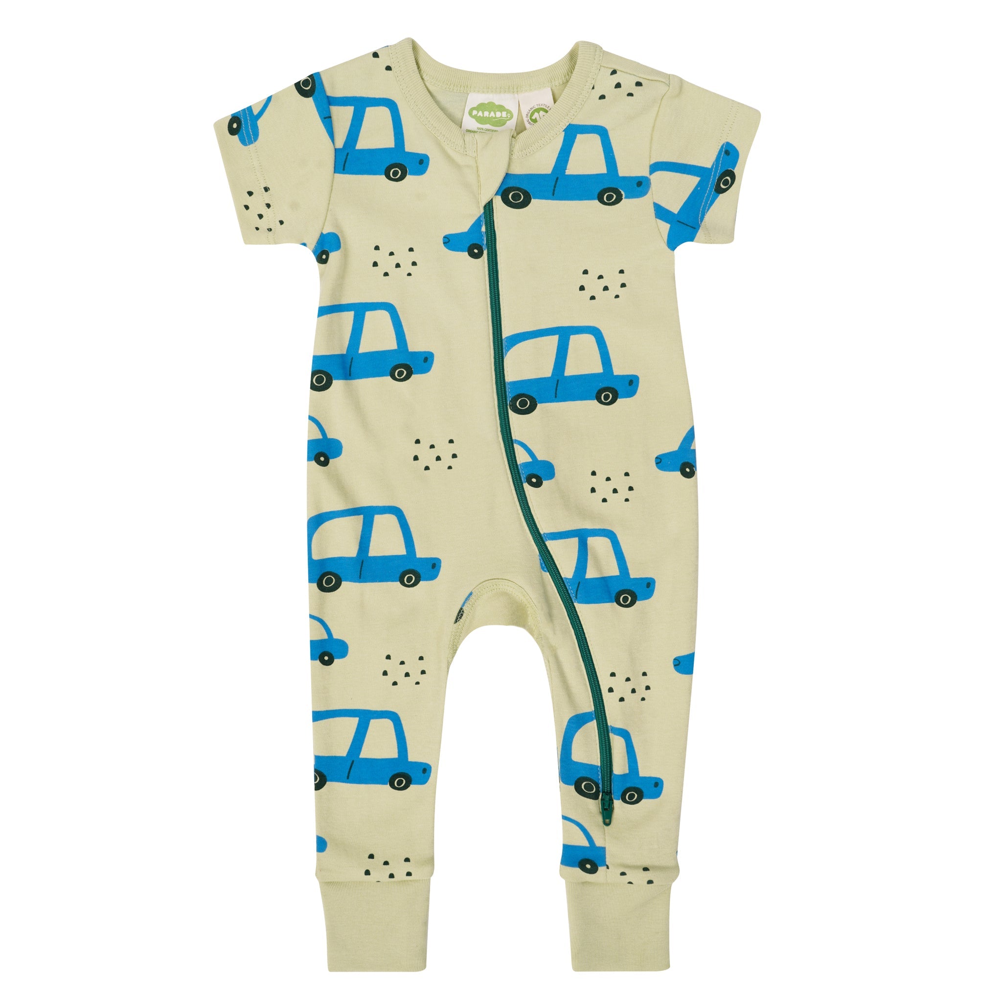 LittleForBig Korte tuinbroek, overalls, shortalls - baby parade tuinbroek, groen, XXL