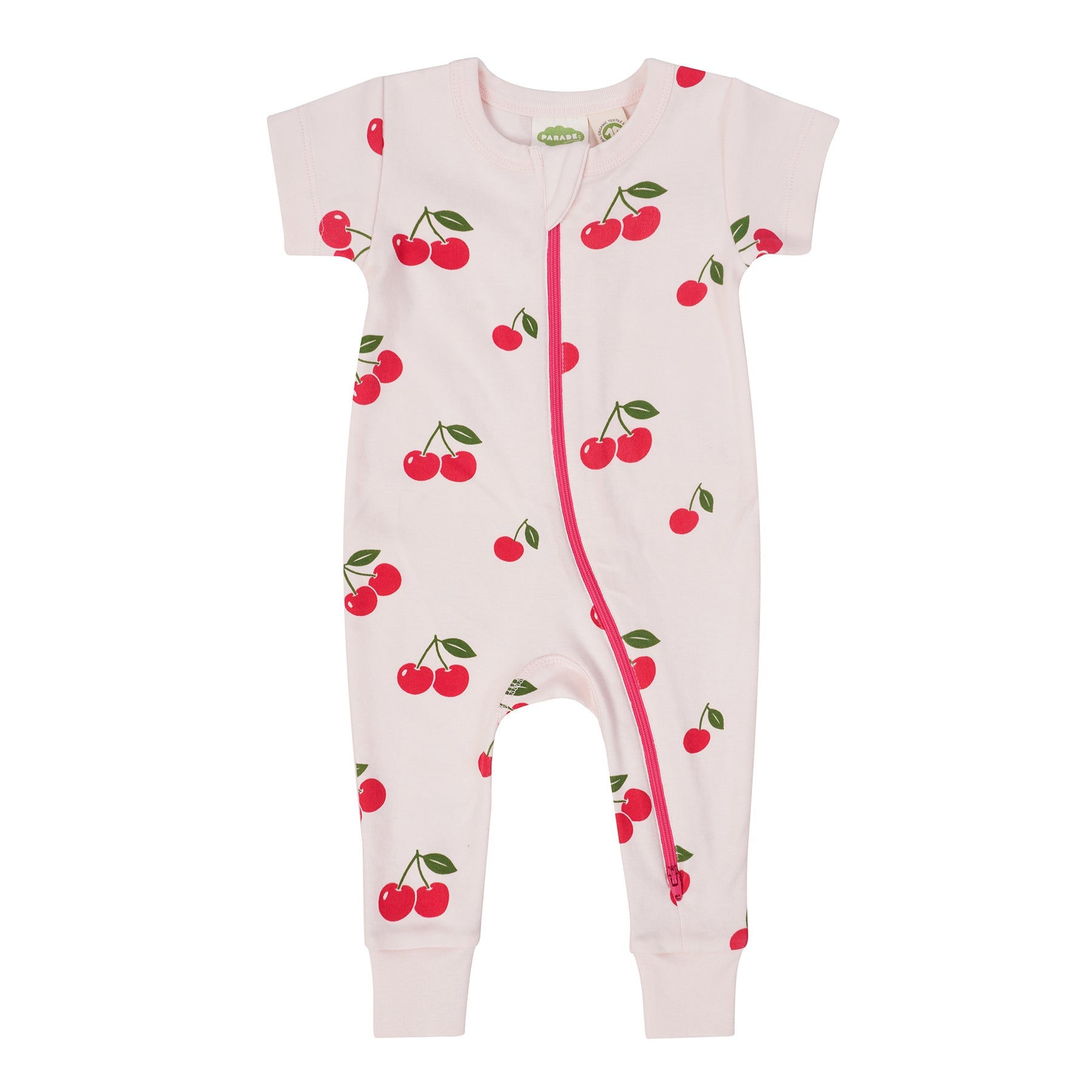 Organic Signature Print '2-Way' Zip Romper - Short Sleeve – PARADE